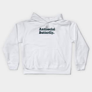 antisocial butterfly Kids Hoodie